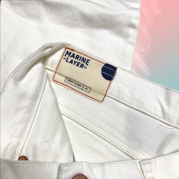 NWT Marine Layer High Waisted Crop Jean. size 28. - Picture 5 of 7
